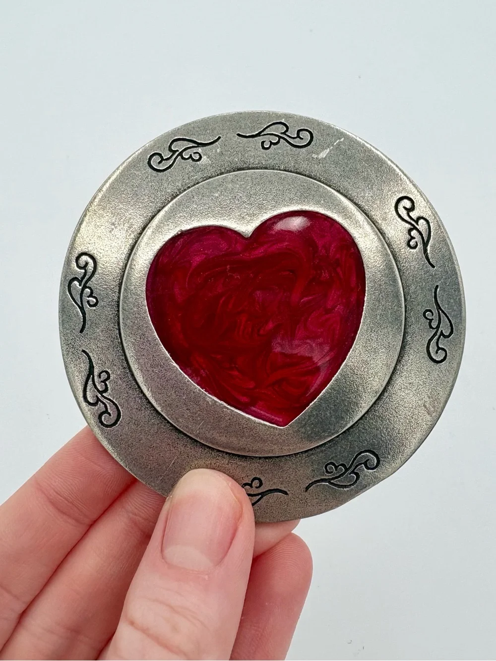 Danforth hearts red